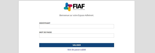 espace adherent fiaf