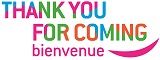 logo thank you for coming