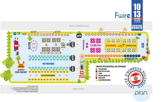 plan foire du pacifique 2019