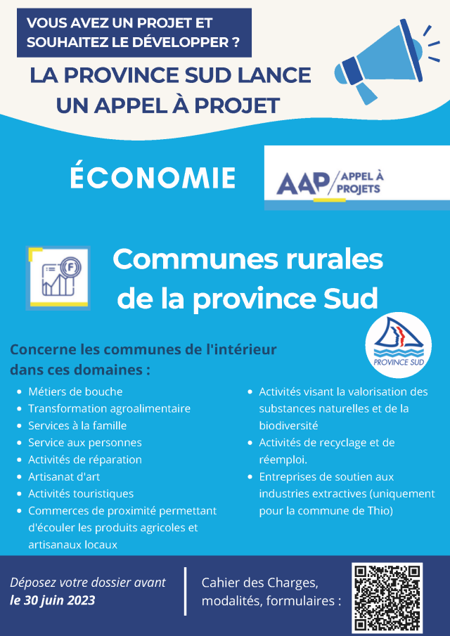 affiche app commune rurale province sud 2023
